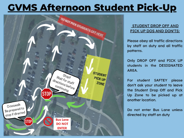 GVMS Afternoon Student Pickup
